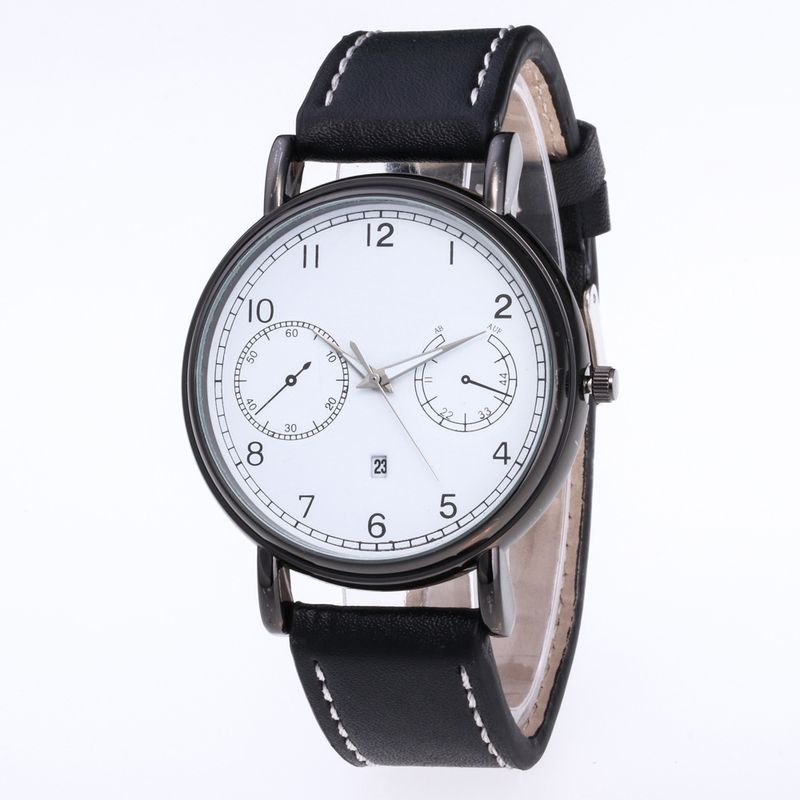 Men's Belt Square Digital Calendar Men's Watch Steel Belt Calendar Men's Watch A Generation No Logo_voghion.com