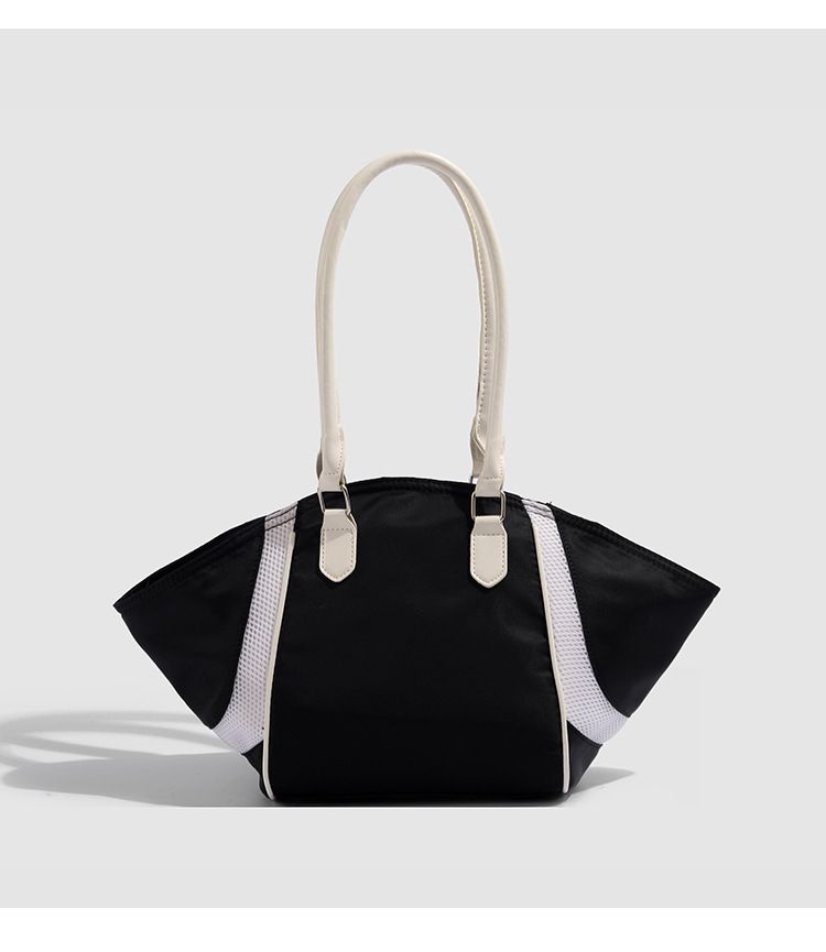 Borsa a tracolla obliqua con tracolla in tessuto di nylon ricamato, nuova borsa casual da donna, grande capacità, modello Hobo, 2025_voghion.com