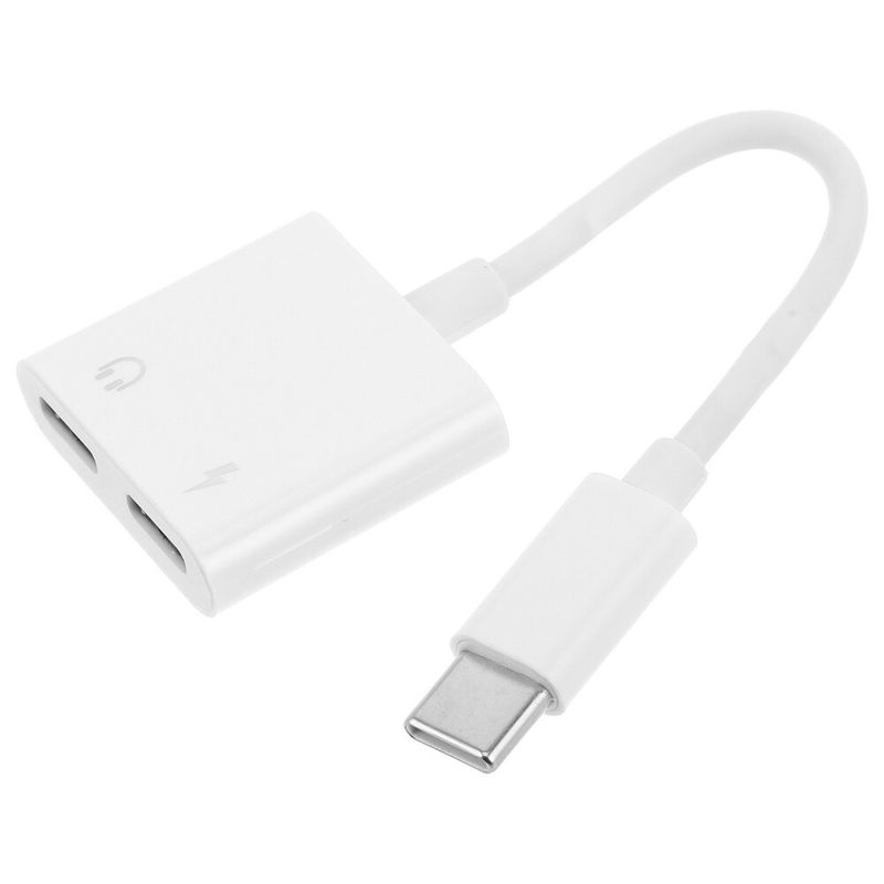 Adaptateur de téléphone portable Câbles d'extension audio Répartiteur de casque double_voghion.com
