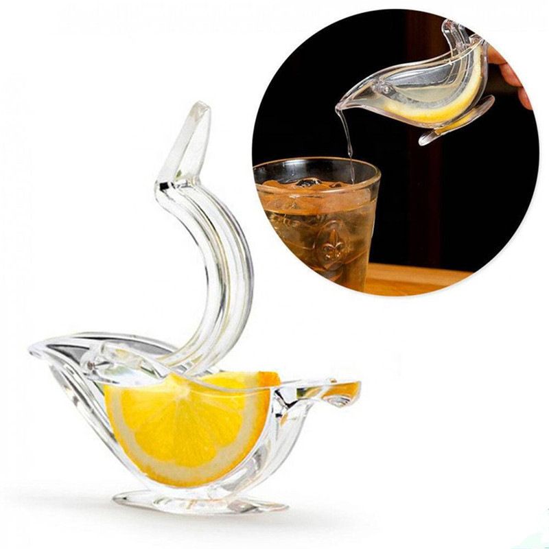 Lemon Manual Juicer Press Squeeze Fruit Mini Manual Juicer Bird Shape Transparent Portable For Orange Kitchen Home Slip Tool_voghion.com