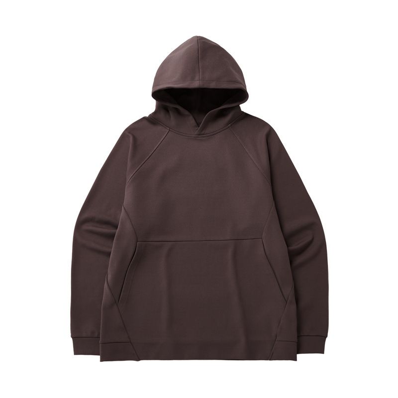 Felpa con cappuccio in pile 25 Autunno e Inverno 380g Tinta unita Top sportivo da uomo_voghion.com