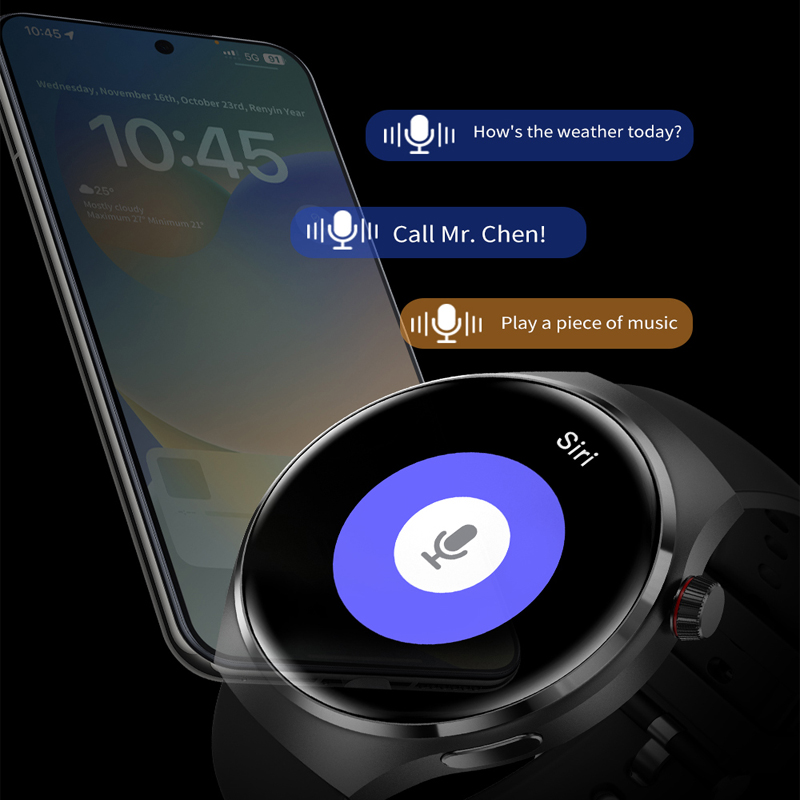 2023 nowy inteligentny zegarek NFC mężczyźni GT4 Pro HD połączenia głosowe zegarki sportowe kompas GPS Tracker wodoodporny SmartWatch dla Huawei Xiaomi_voghion.com