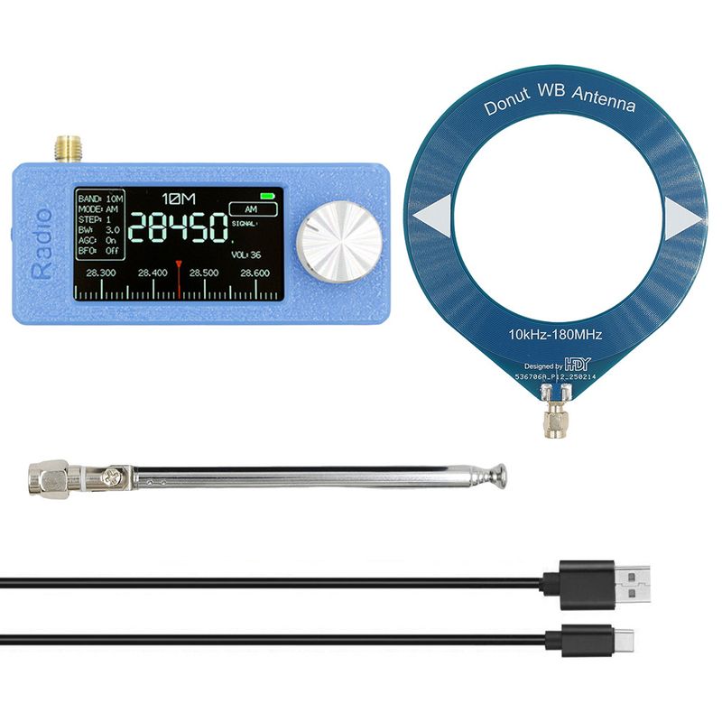 SI4732 Portable 0.5-108 MHz LSB USB AM FM Mini Pocket Radio_voghion.com