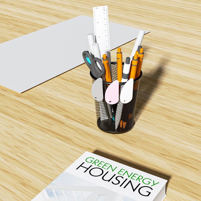 Coltello di sicurezza per disimballaggio contenente lama in ceramica adesivo magnetico per frigorifero coltello per disimballaggio espresso artefatto può superare il controllo di sicurezza senza_voghion.com