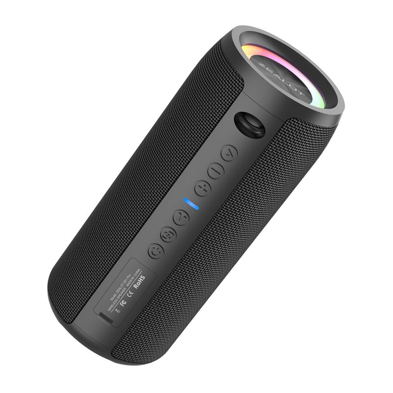 ZEALOT-S51Pro 40W High-power 3D Stereo Bass Bluetooth Speaker Portable IPX5 Waterproof Suitable TWS Boom Box_voghion.com