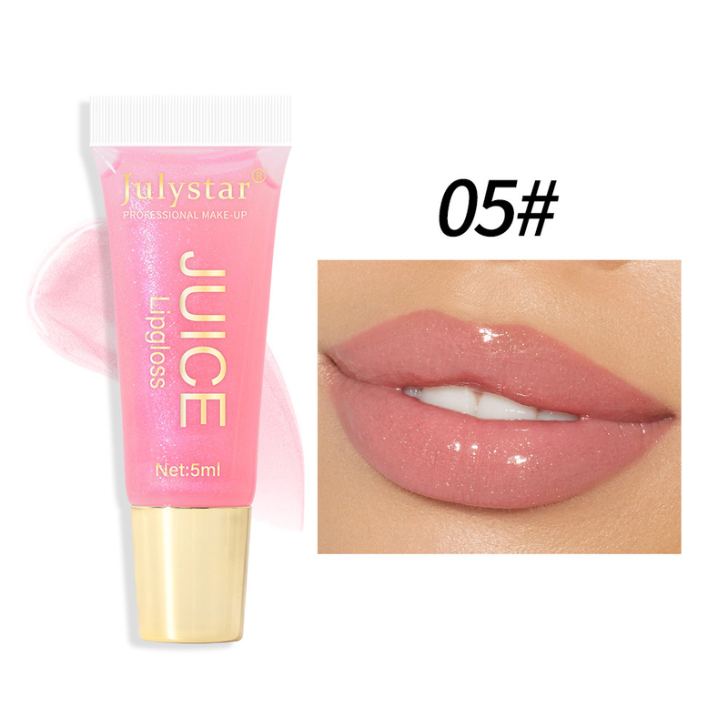 Transparent Water Light Lipstick Set with Mirror Face Beautiful Moisturizing Soft Tube Color Lip Protection Oil_voghion.com
