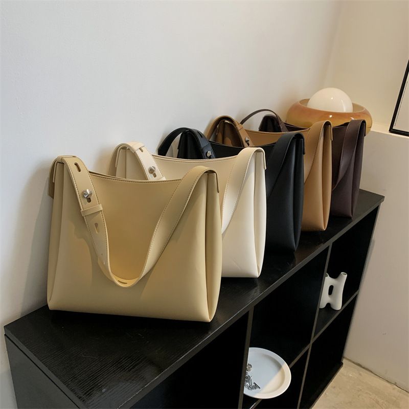 Borsa tote singola per donna 2023 nuova casual da donna per madre e figlio, grande capacità e semplice borsa a tracolla singola_voghion.com