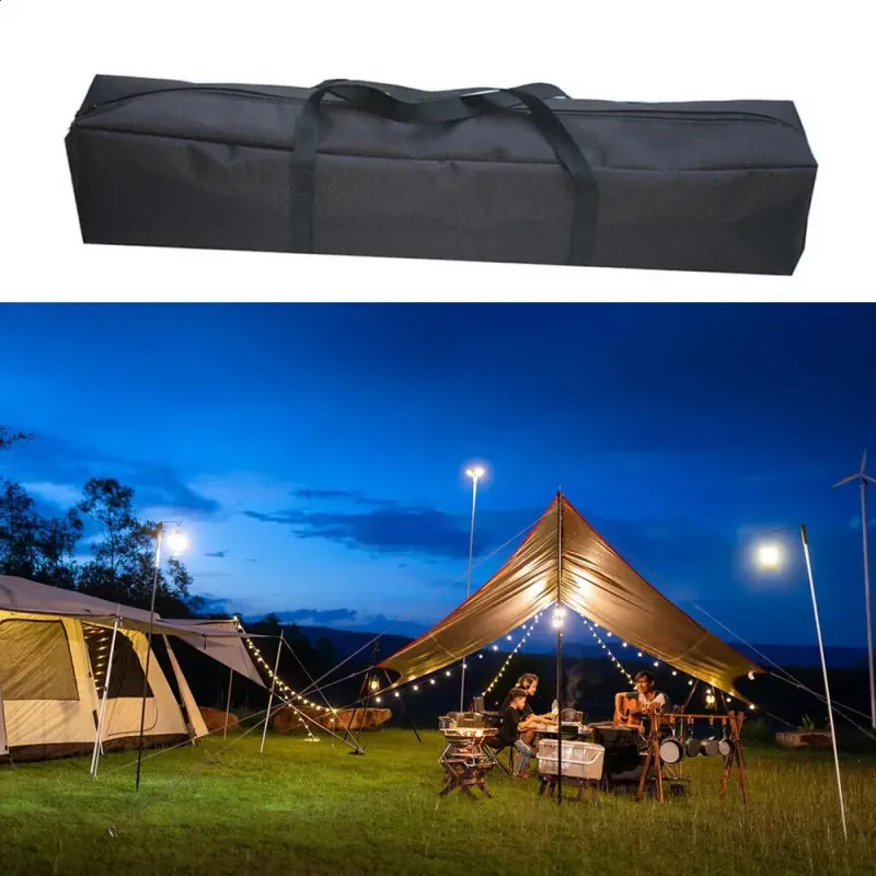 Canvas Canopy Pole Bag Camping Tent Swag Storage Travel Picnic Handbag 250321l_voghion.com
