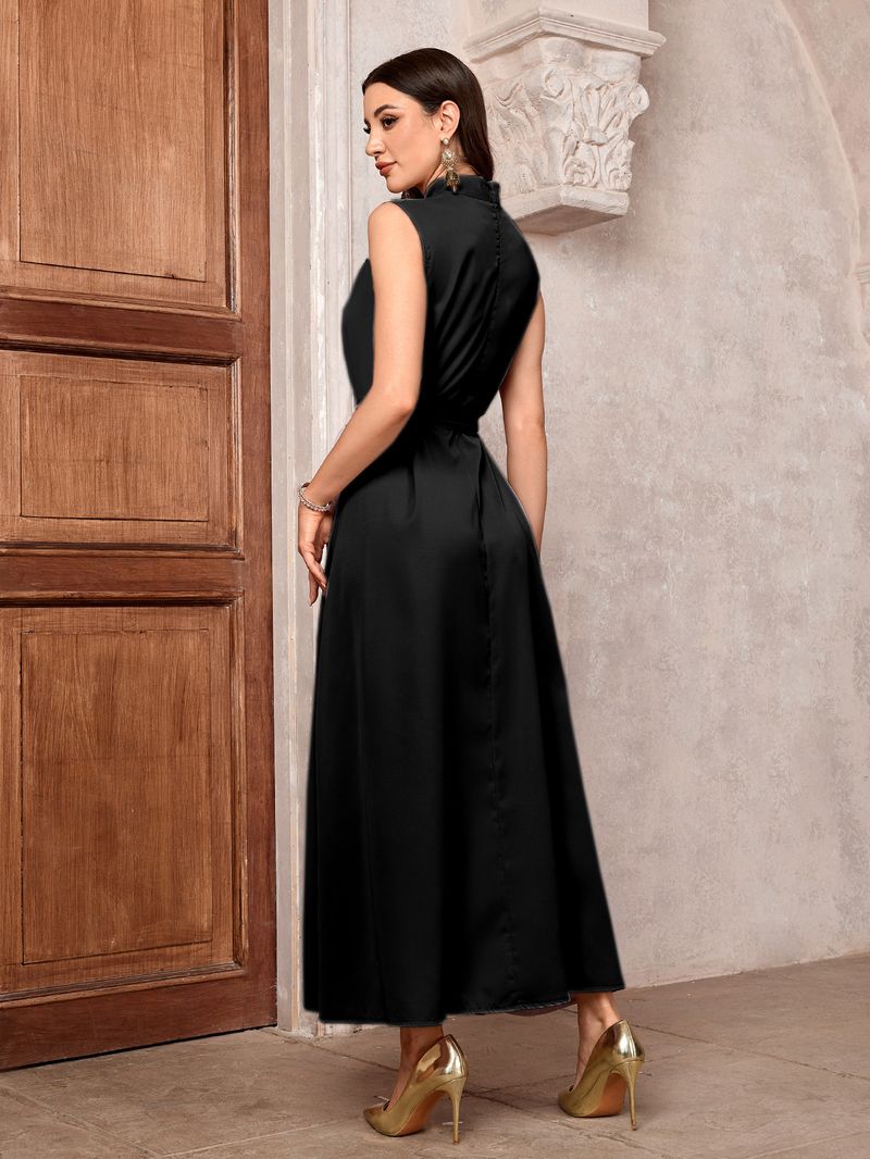 Damenbekleidung Elegante weiche muslimische lange Robe Modisches offenes Strickjackenkleid Langer Rock Fledermausärmel_voghion.com