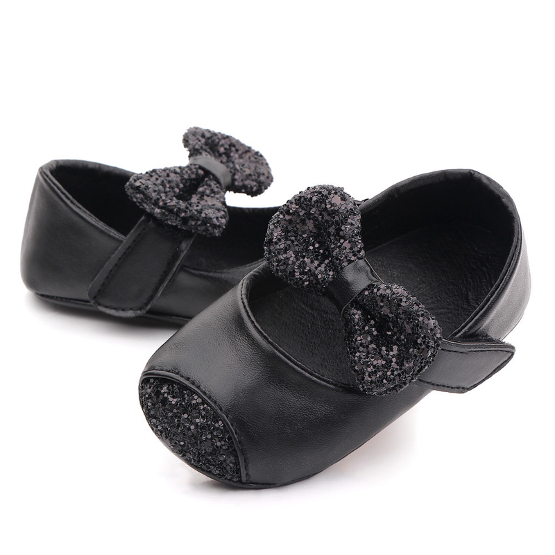 Madre y niños Primavera y otoño Zapatos para niñas de 0 a 1 año Zapatos antideslizantes para bebés Boca baja Princesa Zapatos de cuero pequeños Zapatos para niños al por mayor 2554_voghion.com