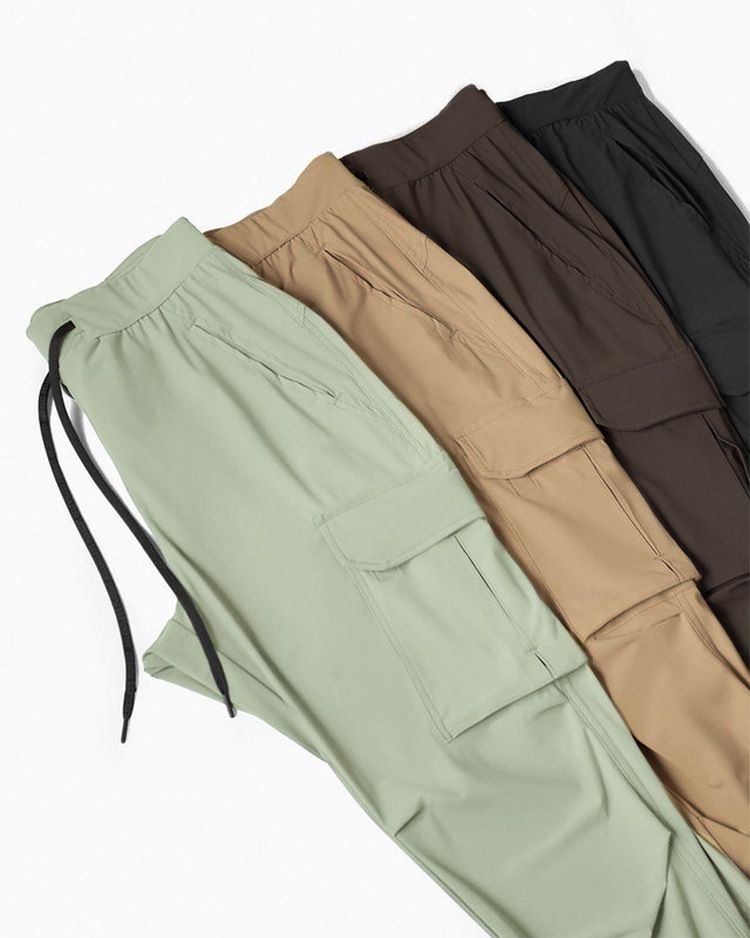 Herenjoggingbroek met meerdere zakken - Slim Fit, taps toelopende broek met ritssluiting (XS-XL)_voghion.com