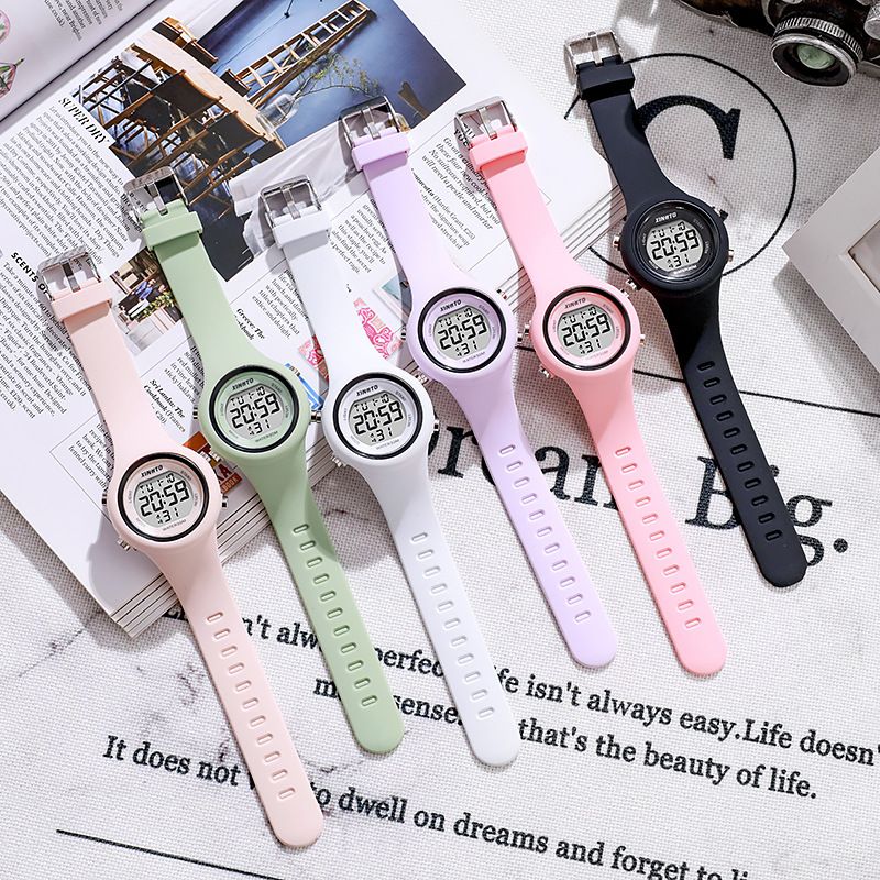 Academy Style Simple Fashion High-End-Student für Mittel- und Oberschülerinnen Nische Ins wasserdichte Sportelektronik_voghion.com