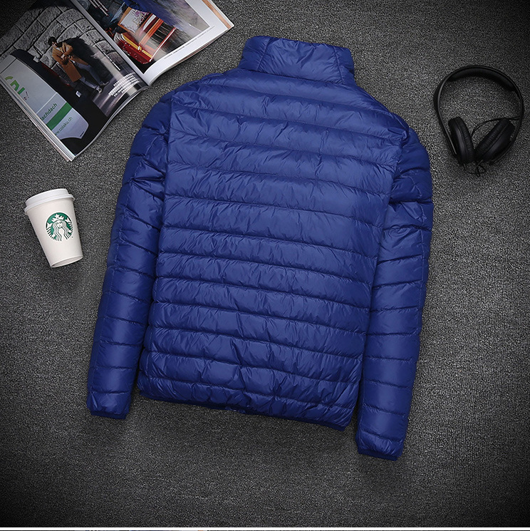 Ultralicht donsjack voor heren – Slim Fit, opvouwbare pufferjas met capuchon, winddicht en waterafstotend (M-4XL, reisklaar)_voghion.com