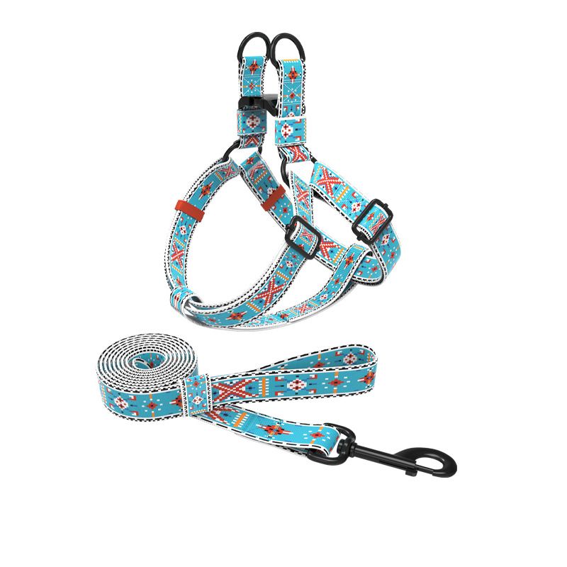 Bohemian Set Outdoor Chest Harness Smycz dla psa Akcesoria dla zwierząt_voghion.com