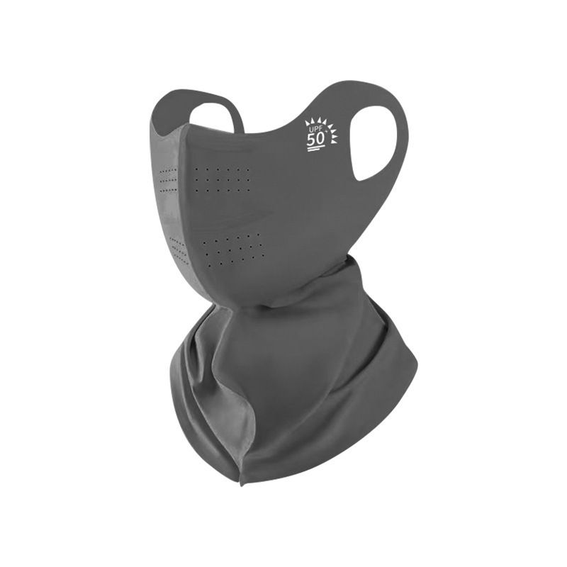 LazyZoom Sommer-Sonnenschutz, Augenschutz, Outdoor, Damen, UV-Schutz, Nackenschutz, integrierte 3D-Eisseidenmaske zum Radfahren_voghion.com
