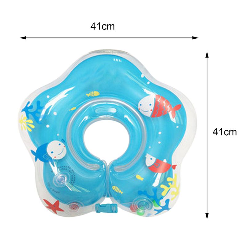 ToysMall Swimming Neck Ring Inflatable Air Leak Prevent Baby Bathing Accessory Toddler Kids Water Pool Neck Float Ring For Toddler_voghion.com