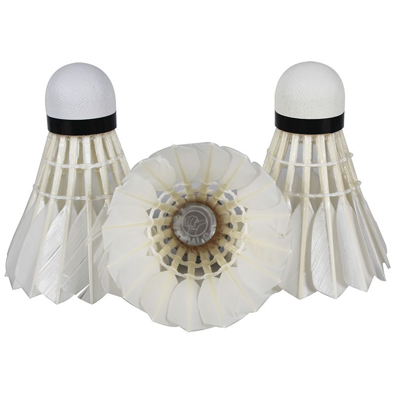 CHAOPAI Flight Stable Durable Single Tube 12-Pack Silver Super Badminton_voghion.com
