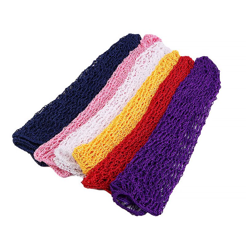 Men's Hats Hand Crocheted Mesh Sleeping Cap Drooping Hair Net Hair Care Extended Net Bag Thick Line Crocheted Full Head Large Size_voghion.com