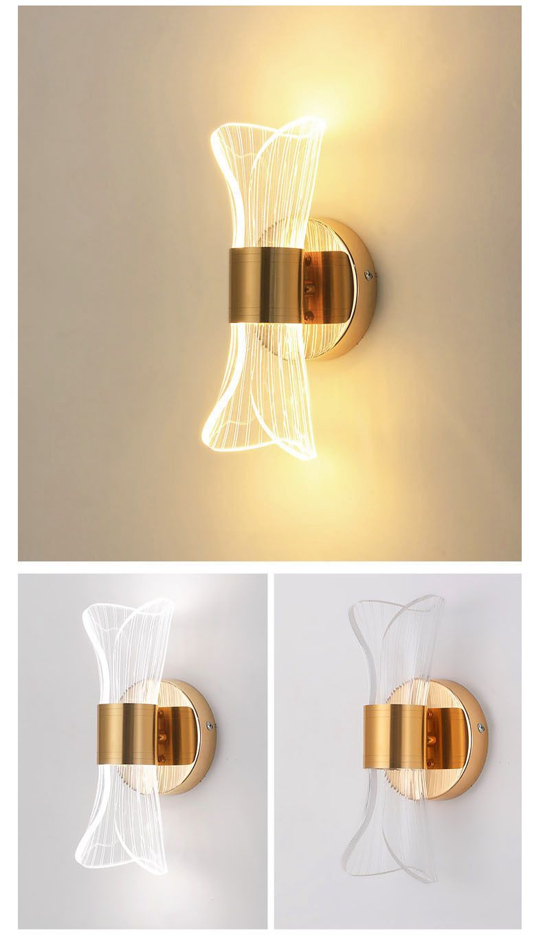 Minimalistyczna nowoczesna lampka nocna kreatywna sypialnia salon Nordic LED ultra jasne tło ścienne korytarza_voghion.com