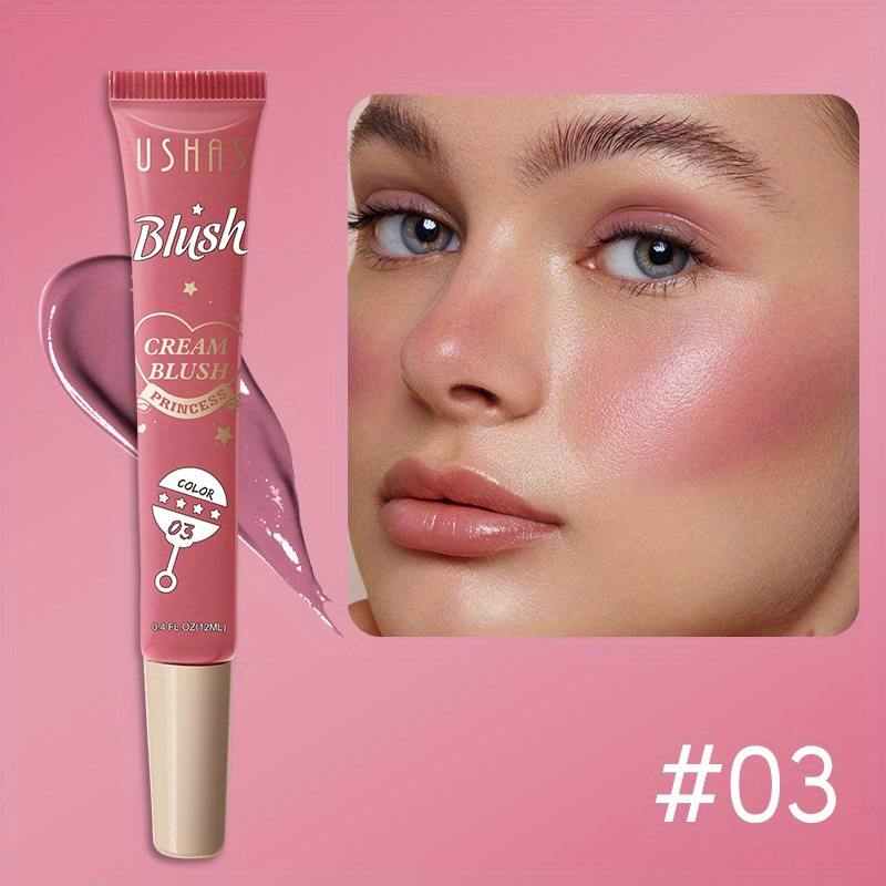 4-color waterproof multi-purpose liquid cheek powder blusher facial nourishing powder blusher cream 3-in-1 eye_voghion.com