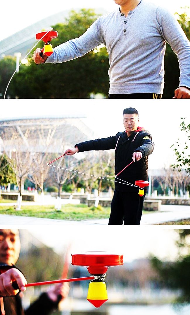 DSJUGGLING Fiberglass Diablo Sticks, Chinese Yoyo Diabolo Handsticks with Pro Slide diabolo String Set_voghion.com