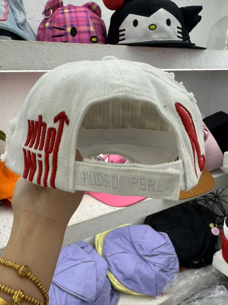 Casquette de baseball unisexe à motif bec de canard, style urbain, peinte à la main, style urbain, style urbain, Y2 Dark Little Devil Horn_voghion.com