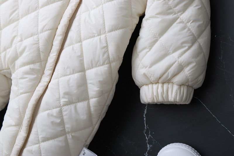 Cozy Fleece-Lined Hooded Baby Jumpsuit With Adorable Ear Design - Winter Warm One-Piece Romper For Toddlers (1-3 Years, 80-100cm) - Soft Polyester_voghion.com