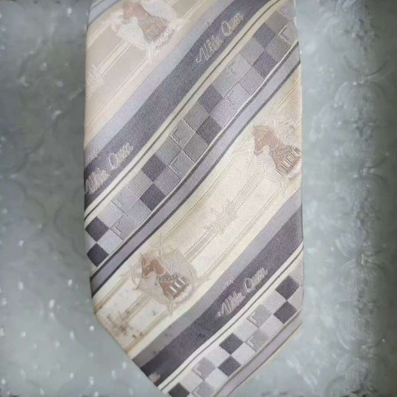 JK Necktie School Immobilienagentur Individuelles Design mit Logo Personalisierte Fliege_voghion.com