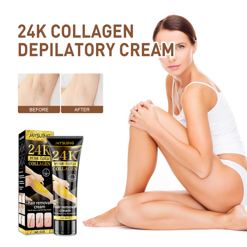 Golden Bone Collagen Mild underarm, hela kroppen, ben, privata delar, handhårborttagningskräm_voghion.com