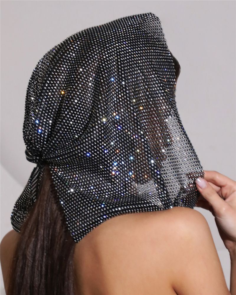 Lente en zomer Nieuwe producten Accessoires Visnet strass hoed Gepersonaliseerde tulband hoed_voghion.com