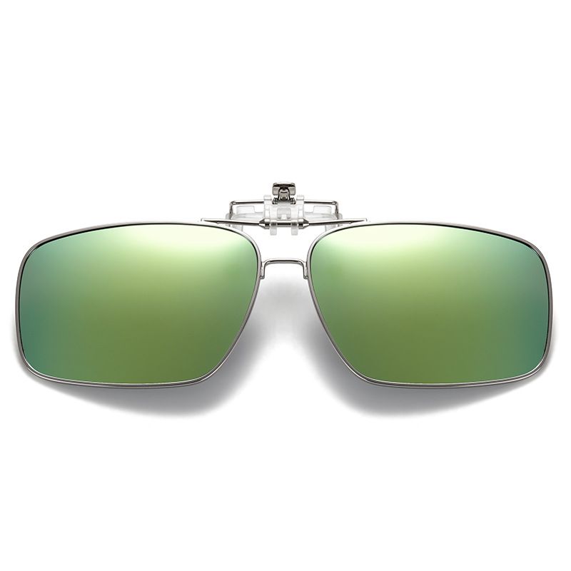 2019 New Men And Women Polarized Colorful With Frame Sunglasses Square Glasses Flip-up Clip-on_voghion.com