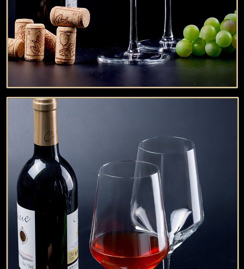 Shidao European Style Crystal Red Set Household Wine Creative Grape Decanter Glass Goblet Replacement_voghion.com