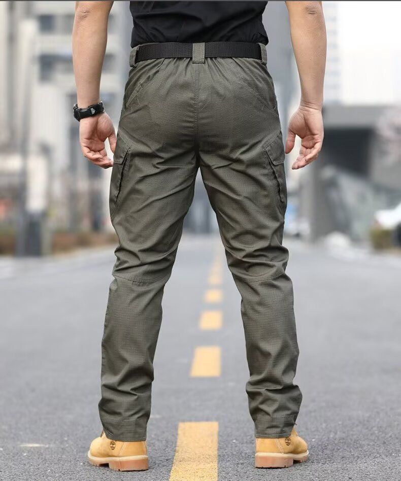 "Tactical Work Pants For Fishing & Outdoor – Durable Cotton-Blend Cargo Pants With Multi-Pockets"_voghion.com