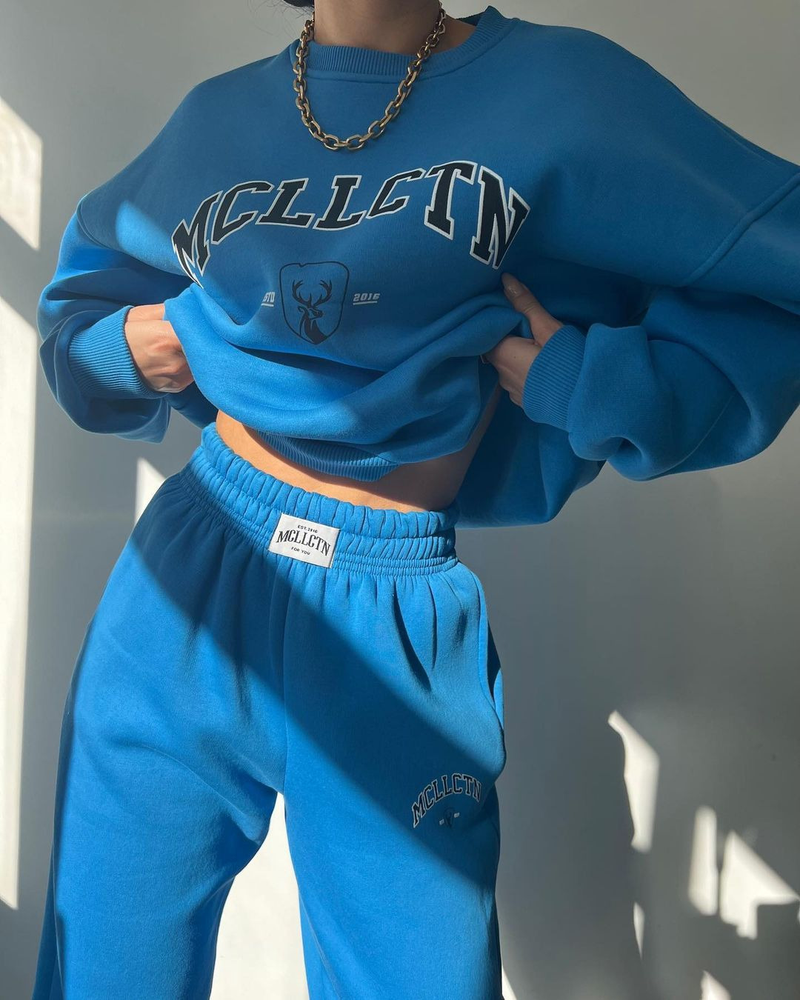 abbigliamento casual europeo e americano transfrontaliero moda stampata abito spesso più felpa in velluto pantaloni a maniche lunghe abito_voghion.com