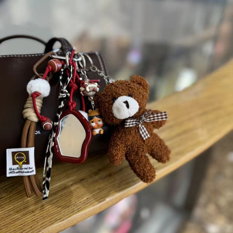 Bag Charms Plush Bag Pendant Cute Doll Pendant High Value Keychain Accessories_voghion.com