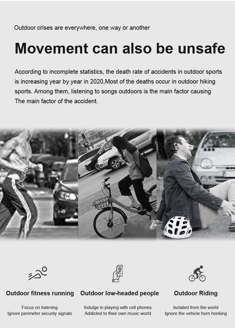 Noile căști Bluetooth M1 cu conducție osoasă, cu etichetă, pentru alergare, cu agățare în urechi, sport, stereo True, pentru afaceri_voghion.com