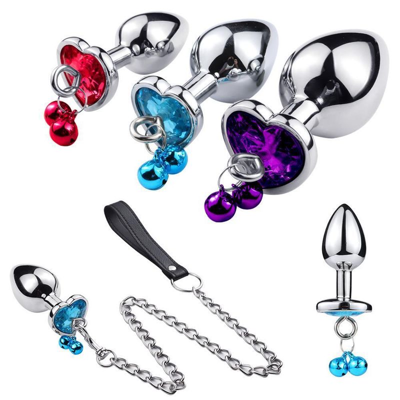 Traktionskette Glockenstecker Metall Analkugeln Kristall Anus_voghion.com