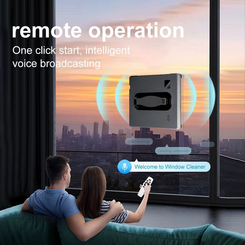 Fensterputzroboter Der heiß verkaufte intelligente Fensterputzroboter kann auf vier Wassersprüher aufgerüstet werden_voghion.com