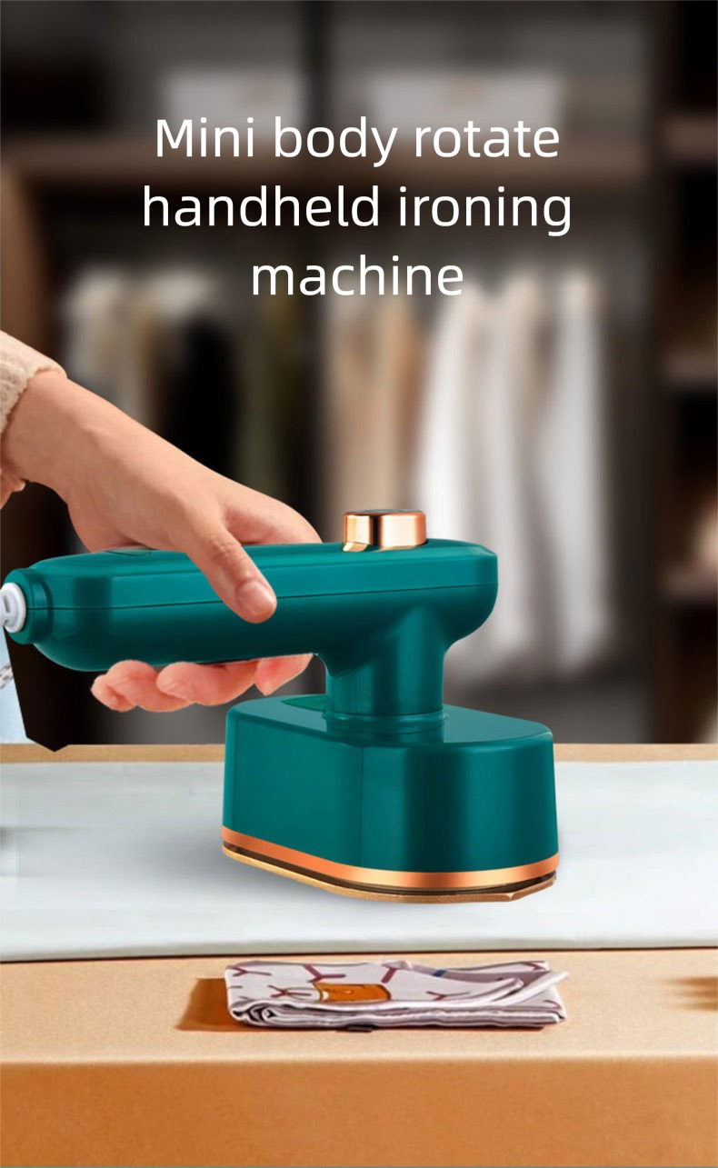 Handgehaltenes, faltbares Dampfbügeleisen – Trocken-Nass-Dampfgarer mit doppeltem Verwendungszweck, Mini-Kleiderbügelmaschine, 1200 W_voghion.com