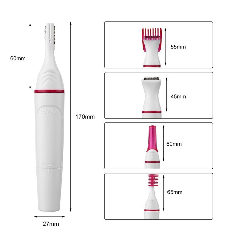 5 en 1 Multifonction Cosmétiques Pour Le Visage Tondeuse À Sourcils Électrique Mini Rasoir Tondeuse Rasoir Pour Sourcils Outils Cosmétiques Pour Femmes_voghion.com