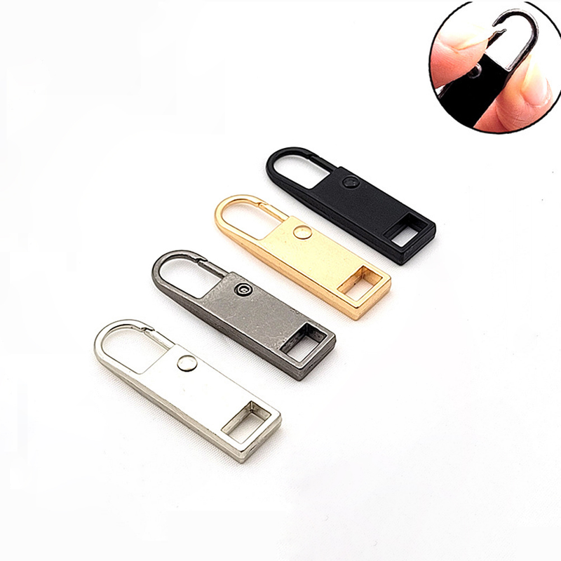 10 adet Fermuar Evrensel Yedek Kaydırıcı Metal Ayrılabilir Çekme Sekmeleri tamir kiti DIY Zanaat Dikiş Araçları Kırık Sırt Çantaları Çizmeler_voghion.com