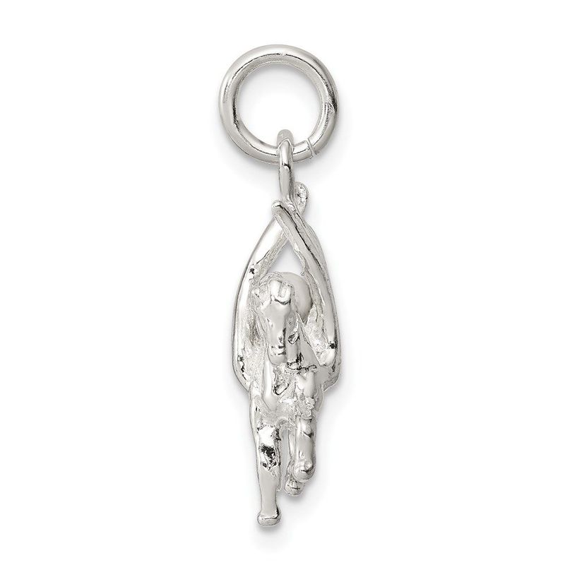 Sterling Silver Pegasus Charm_voghion.com