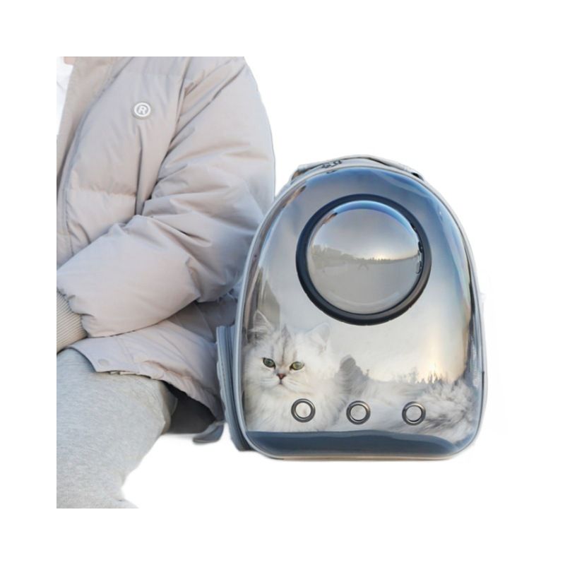 Tragbare Outdoor-Tasche, Raumkapsel, atmungsaktiver Rucksack, große Kapazität, Katzentragetasche, Heimtierbedarf_voghion.com