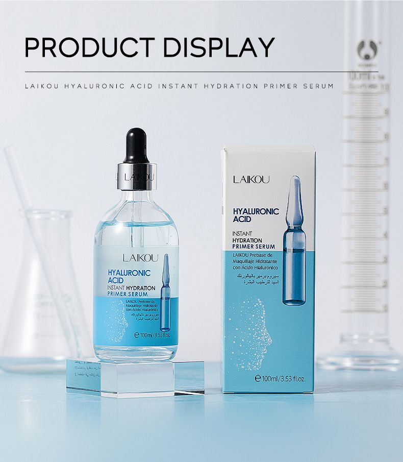 Serum LAIKOU Hyaluronic Acid Essence Muscle Base Liquid 100ml Hydrating Moisturizing Skin Care Essence_voghion.com