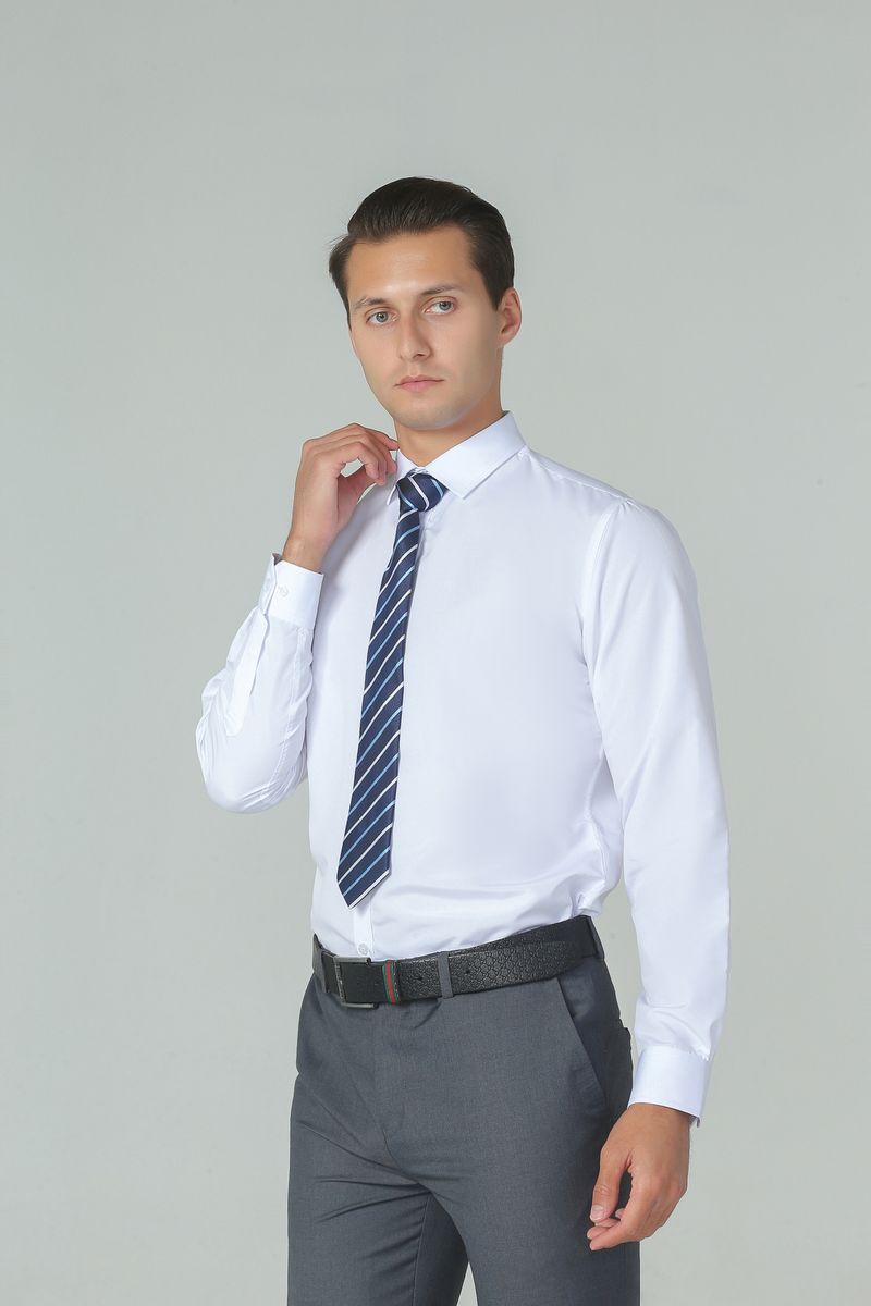 Camicia bianca da uomo Advanced Sense Of Fashion Business Abbigliamento formale_voghion.com