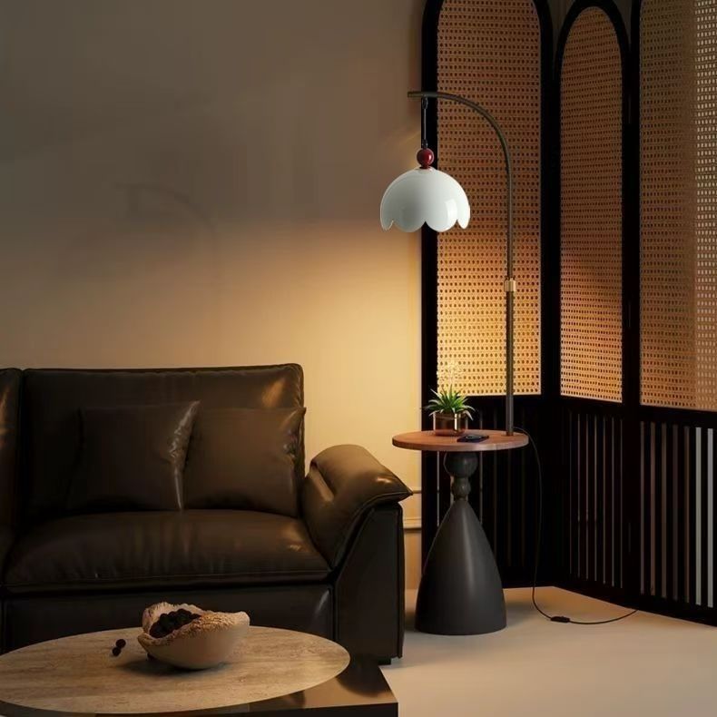 Lampe de chevet vintage pour salon, style américain, ambiance canapé, chambre à coucher, table basse, lampe intégrée_voghion.com