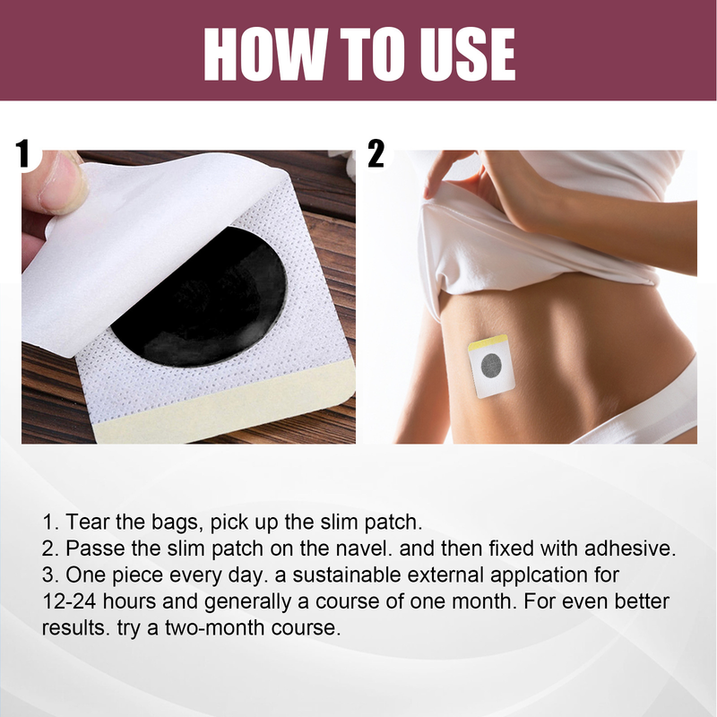 herbal slimming Beautiful navel patch for shaping the body, slimming the large belly, tightening the thigh muscles, an_voghion.com