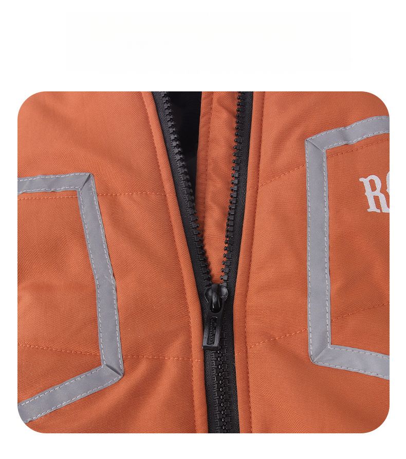 Baumwolljacke mit Leinenbefestigung, reflektierend, neue Herbst- und Winterkleidung, warme, leichte Haustierweste aus Graphen,_voghion.com