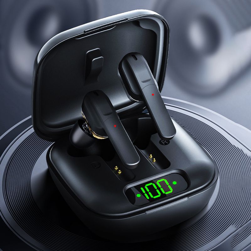 Podwójna ruchoma cewka Bluetooth Cztery głośniki Wyraźne połączenie Stabilna transmisja Bas Dynamiczne słuchawki muzyczne Telefon komórkowy_voghion.com