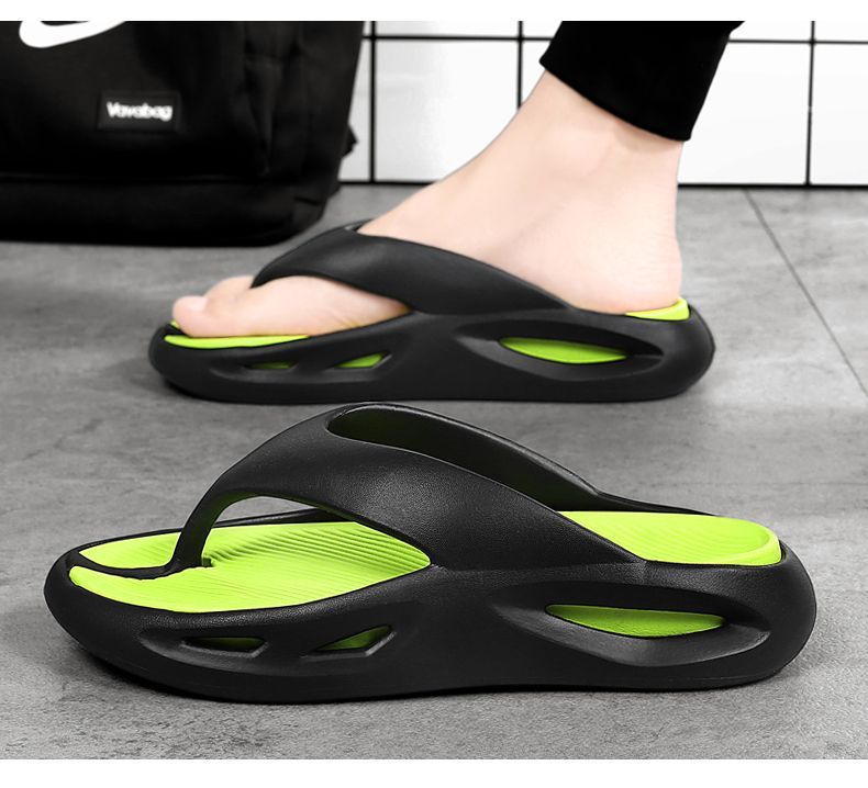 Men's Slippers Outdoor Wear Fashion Casual Thick Bottom New Vacation Beach Home Sandals_voghion.com